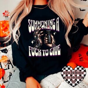 Summoning a F*ck to Give Sweatshirt Unisex Sweater